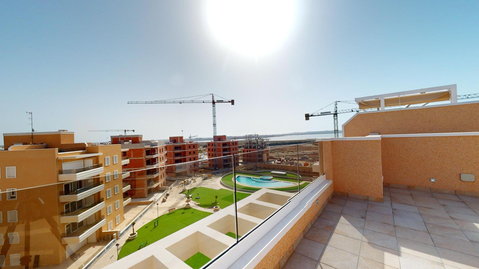 FANTASTICO ATICO DE OBRA NUEVA EN LA URBANIZACIÓN EL RASO, GUARDAMAR, ALICANTE, COSTA BLANCA