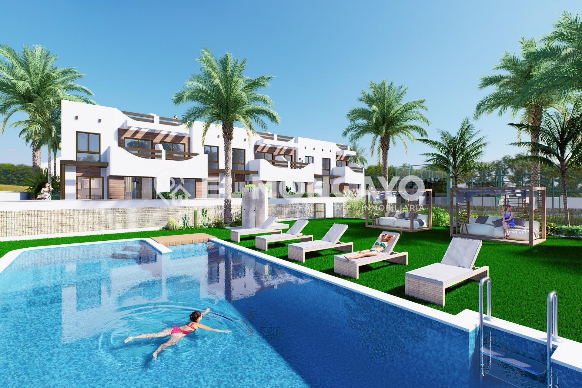 FANTASTICOS BUNGALOWS DE OBRA NUEVA EN TORRE LA HORADADA, ALICANTE, COSTA BLANCA SUR