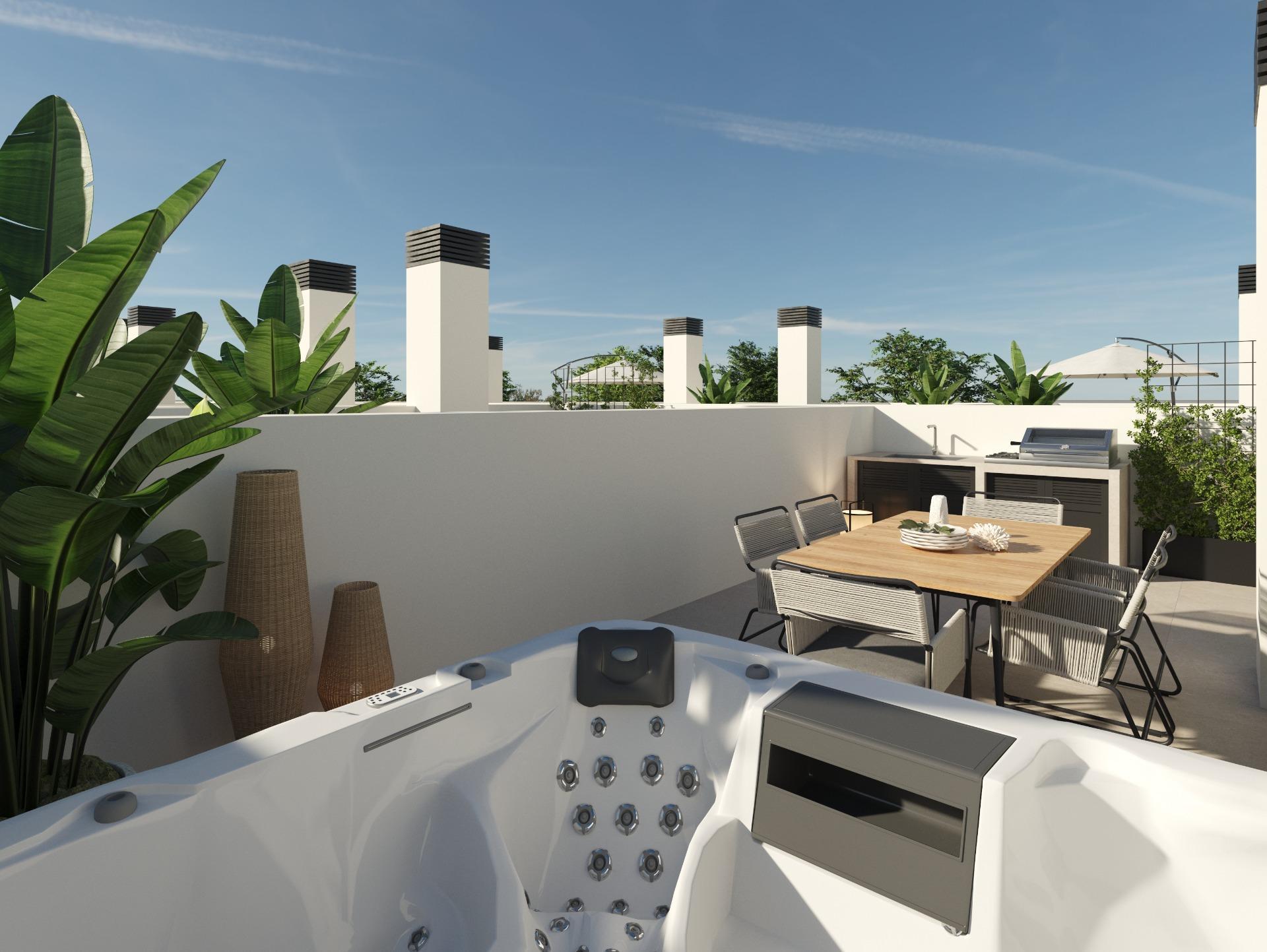 Viviendas adosadas de obra nueva en Dolores, Costa Blanca sur .